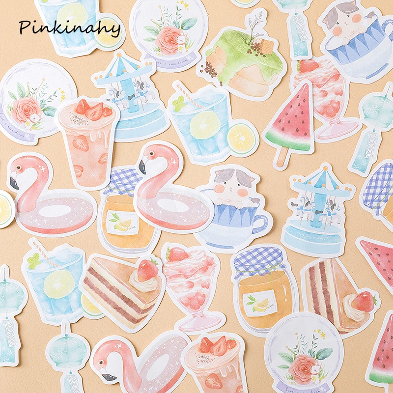 Kawaii Memo Pad клубничный напиток/консервированные фрукты/Еда самоклеющаяся липкая