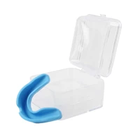 100pcs a pack dental boxesplastic clear crown box high quality membrane box tooth for labjewelry organizer