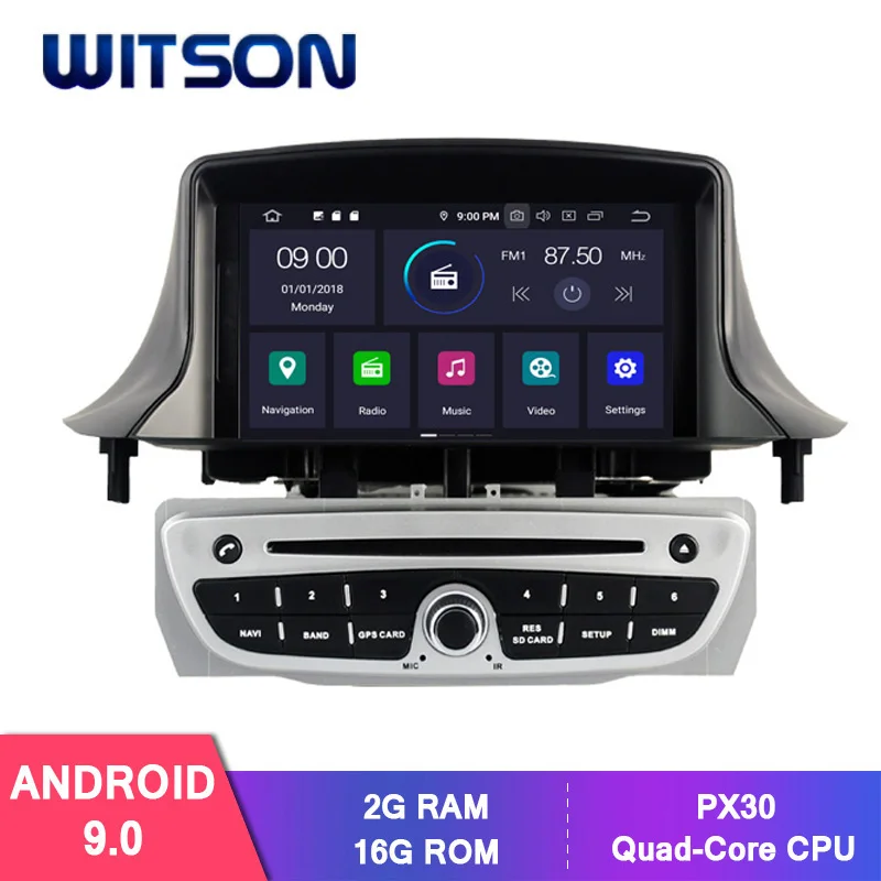 RD5515S Android 9.0 WITSON Android 9,0 Восьмиядерный(Восьмиядерный) 4G ram 64G rom автомобильный dvd-плеер gps для RENAULT Megane III 2009-2011 автомобильный аудио gps радио - Цвет: RD5515S Android 9.0