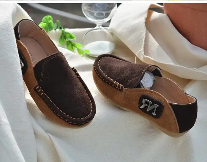 Новинка 2019 детская обувь кожаная матовая повседневная для мальчиков цветная