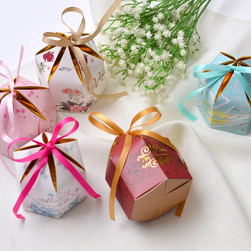

Wedding Favor Box Bag Sweet Gift Paper Chocolate Candy Boxes For Wedding Decor Baby Shower Birthday Guests Event Party Supplies