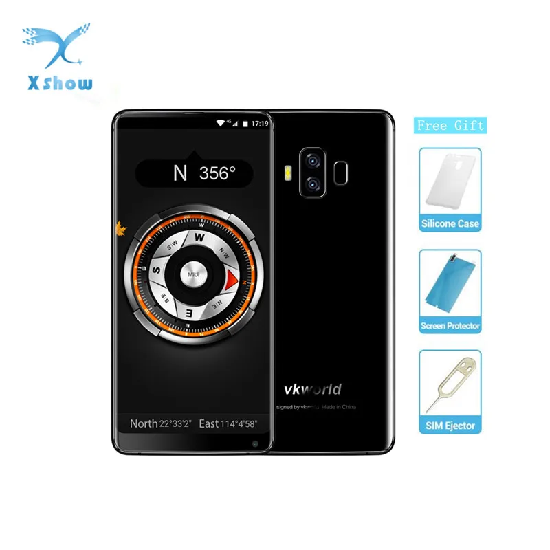 4G VKworld S8 16MP + 13MP камеры мобильные телефоны отпечатков пальцев 5500 мАч 5 99 дюймов