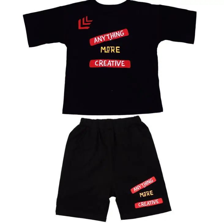 2019 Kids Clothing Set Summer Boys Fashion Clothes 3 4 5 6 7 8 9 10 12 Years Short Sleeve Cotton Children Sets For Boy | Детская одежда