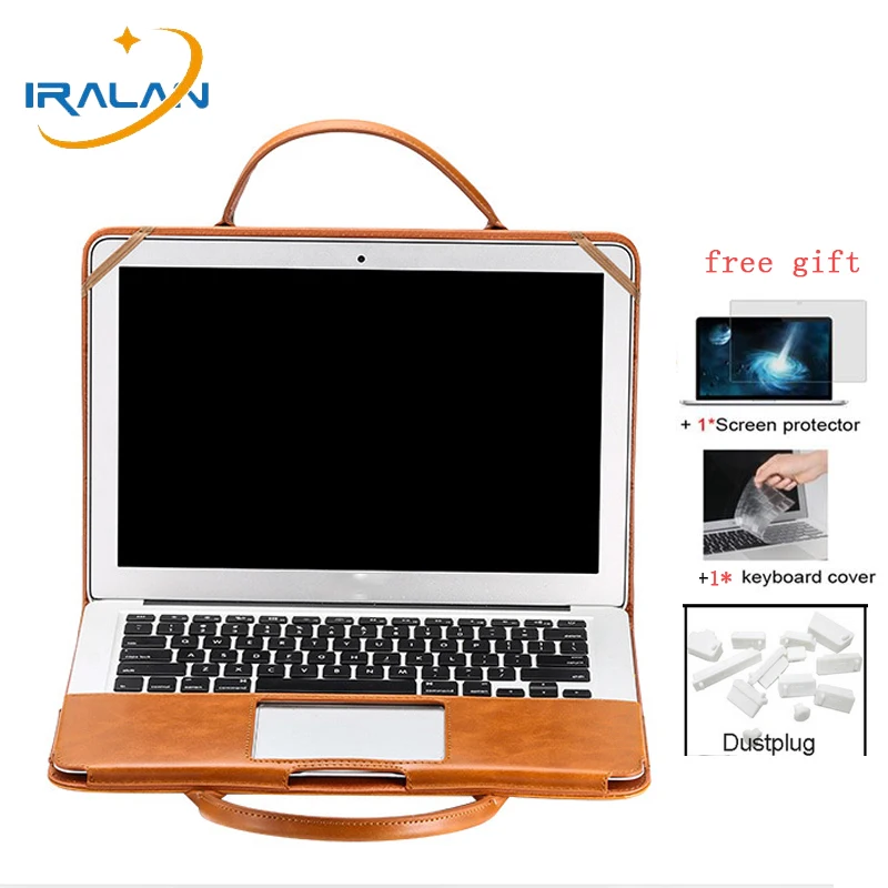 Сумка PU кожаный чехол для ноутбука Macbook Air Pro Retina 11 12 13 15 4 Mac book 3 с сенсорной панелью