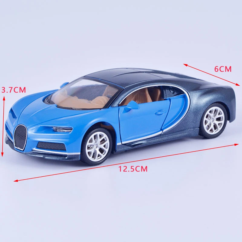Металлическая модель спортивного автомобиля украшения Bugatti из сплава автомобиль