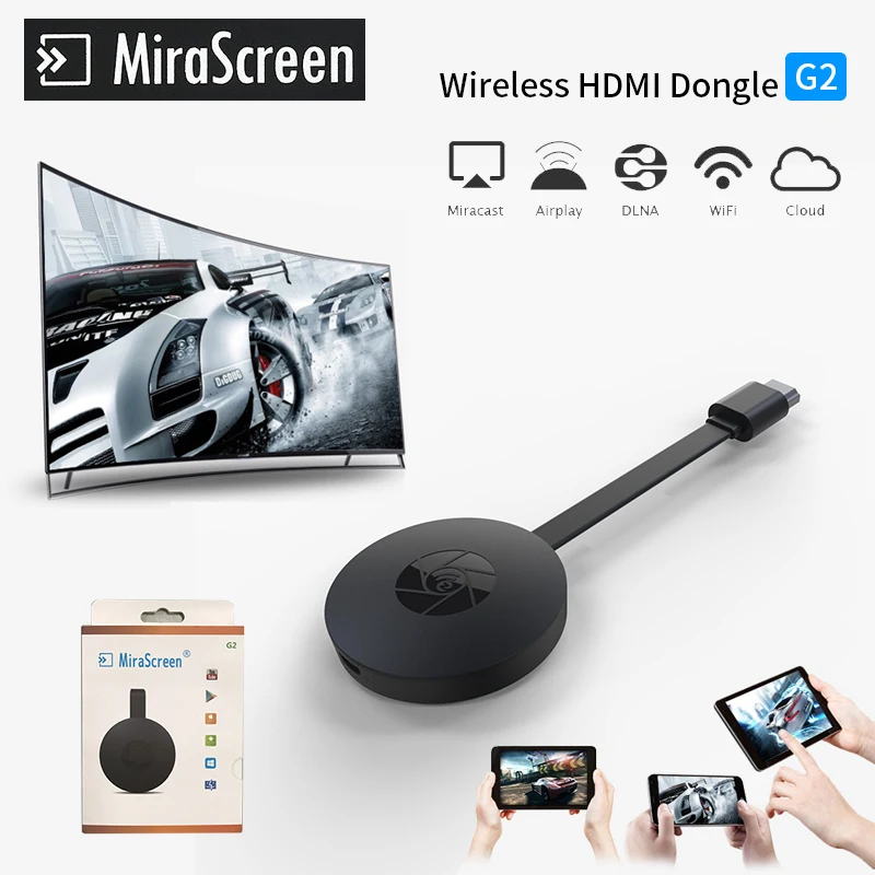 Беспроводной ключ MiraScreen G2 TV Stick 2 4G HDMI 1080P HD Dongle Plug And Play приемник Miracast для Android