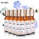 Эфирные масла известного бренда: Мускусная перечная мята, вербена, грейпфрут, амбра, женьшень, упаковка для ароматерапии, спа-ванны 10 мл * 6