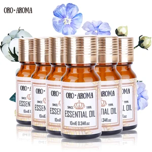 Эфирные масла известного бренда: Мускусная перечная мята, вербена, грейпфрут, амбра, женьшень, упаковка для ароматерапии, спа-ванны 10 мл * 6