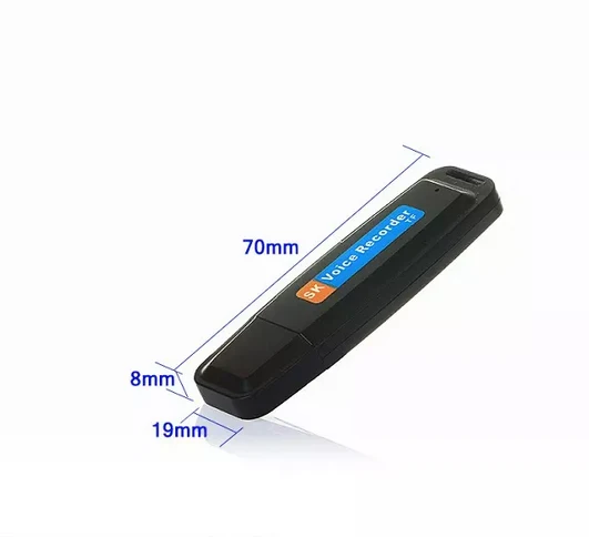 Профессиональный мини цифровой голосовой Регистраторы 8 ГБ usb-драйвера WAV Запись