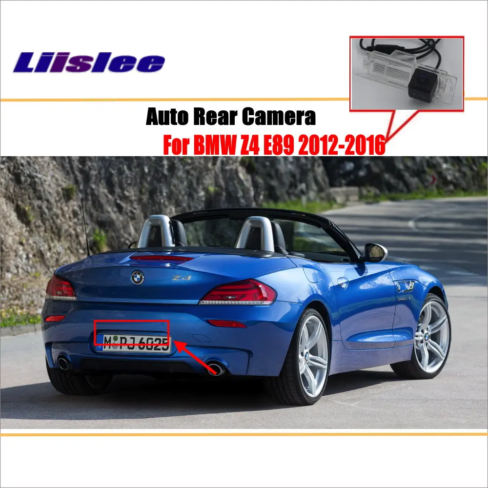 Liislee парковочная камера заднего вида/камера вида для BMW Z4 E89 2012 ~ 2016/лампа номерного