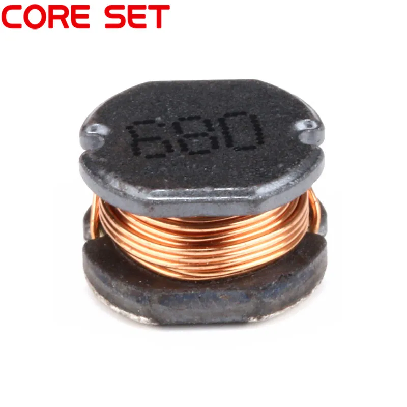 Индуктор мощности CD75 68UH 680 1.6A 10 шт./лот SMD|power inductor|smd power inductorinductor 68uh |