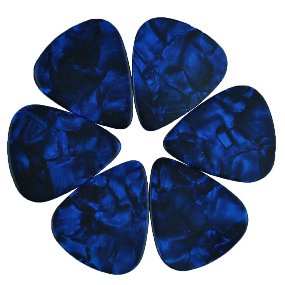 Pearl blue Много 100 шт Средний 0,71 мм медиатор целлюлоид разные цвета - Цвет: Pearl blue