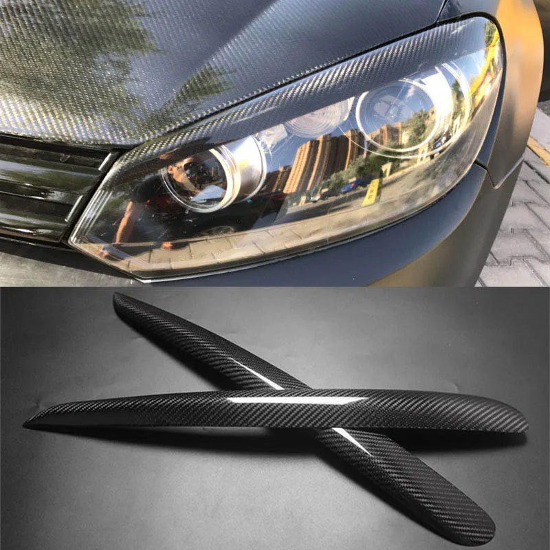 Наклейка для передней фары из углеродного волокна Фольксваген Гольф 6 2008-2012 |