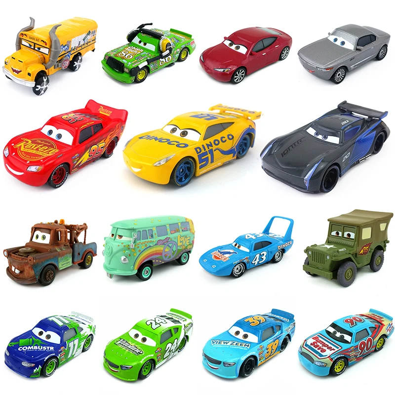 Дисней Pixar тачки 3 Молния Маккуин Джексон шторм Круз Рамирез мисс фриттер 1:55 литая под давлением металлическая игрушка автомобиль подарок для детей мальчик