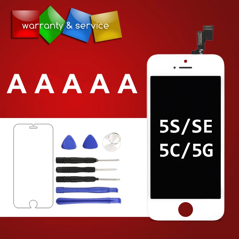 AAA Качество для iPhone 5G 5S 5C SE LCD с сенсорным экраном + дигитайзер сборка Дисплей