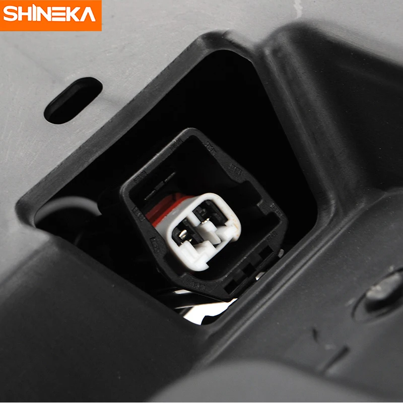Держатель для автомобильного номерного знака SHINEKA Jeep Wrangler 2007-2017 12 В | Автомобили и