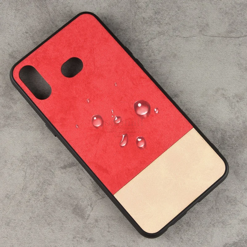 New Fashion Cowboy leather Back Cover For Samsung Galaxy A6s Case Silicone Soft Edge TPU Inside Cute Mobile Phone Bags Fundas | Мобильные