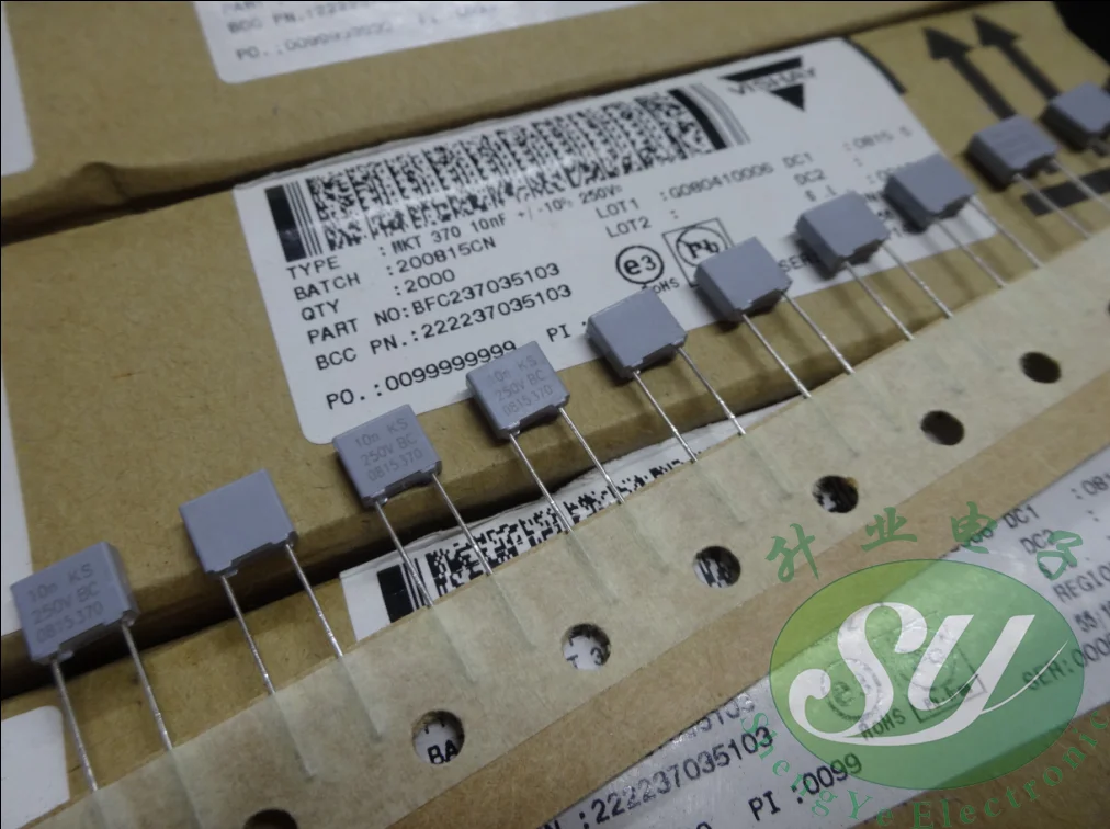 2019 горячая распродажа 20 штук/50 шт VISHAY MKT370 0 01 мкФ/250v 10nf 103 новый самый популярный