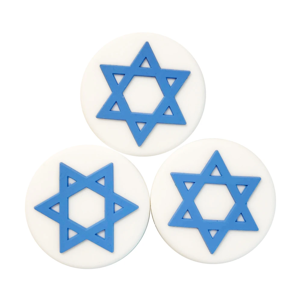

Free shipping 1pc Israeli flag tennis vibration dampener