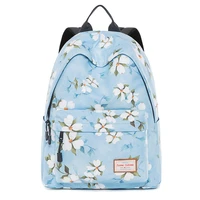 sky blue backpack for teenage girl durable school bag large capacity travel bag 14inch computer bag mochila feminina sac a doc