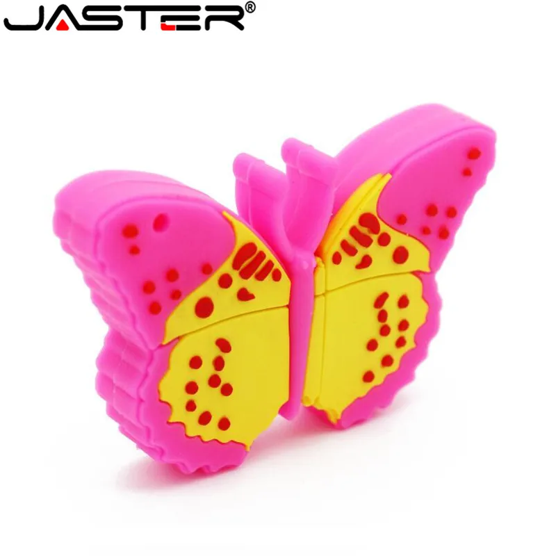 Usb флеш накопитель JASTER butterfly 4 ГБ 8 16 32 64 usb 2 0|USB флэш-накопители| |