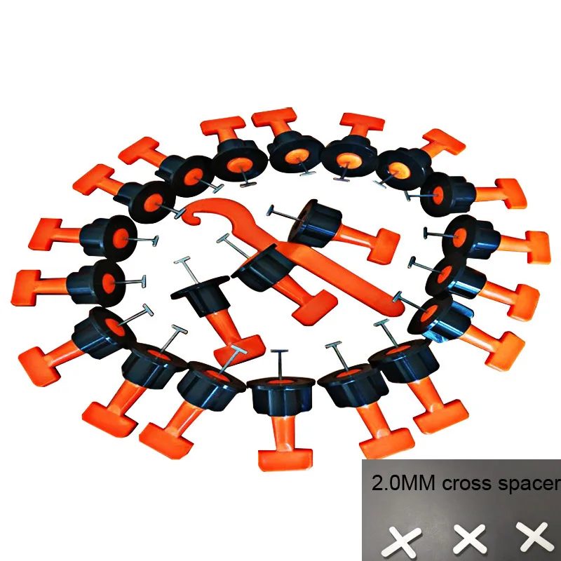 Мини уровневые клинья 50 комплектов с одним гаечным ключом система выравнивания