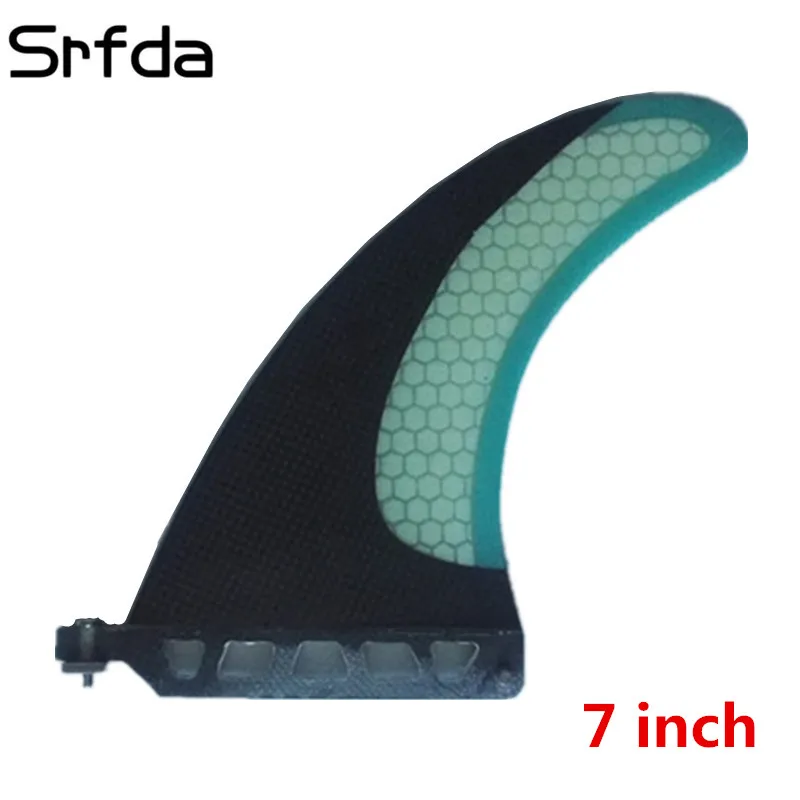 Srfda плавники Future Размер " дюймов и 2 шт GL WIR доска для серфинга LONGBOARD сотовый плавник Углеродные новые плавники для серфинга - Цвет: Небесно-голубой