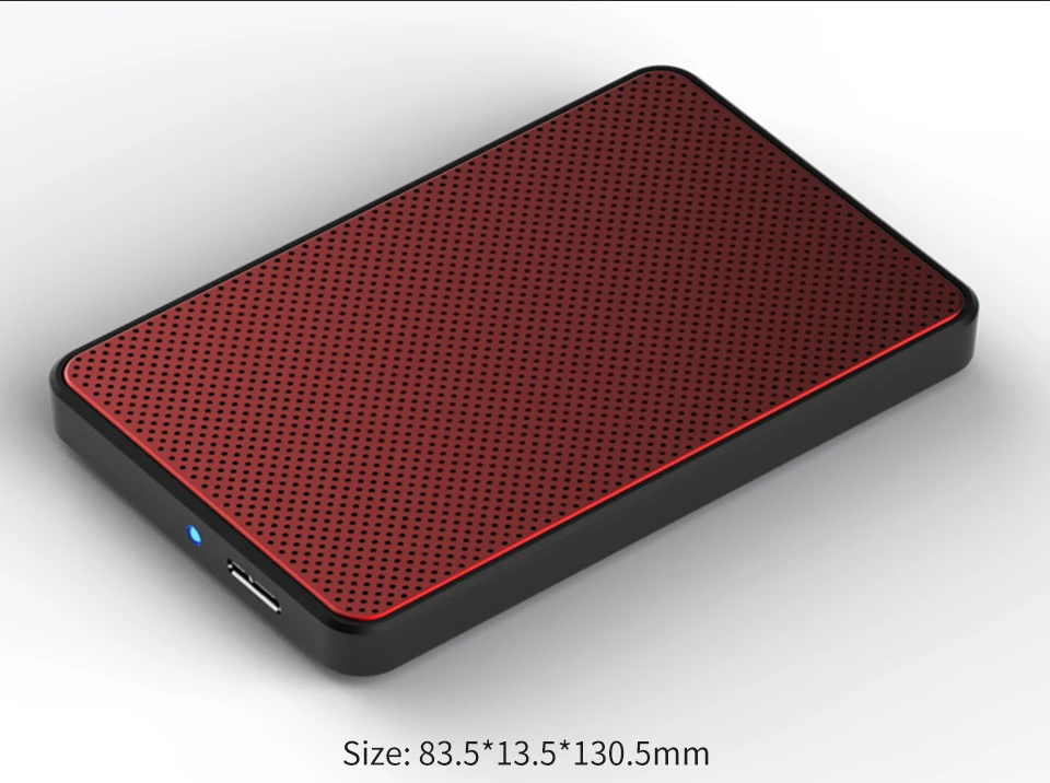 Корпус для жесткого диска 2,5 дюйма, чехол для жесткого диска Micro B-USB A 3,0, 2,5 дюйма, поддержка SSD/HDD, макс. 6 ТБ, SATA HDD, портативный бокс для жесткого диска для ПК, ноутбука