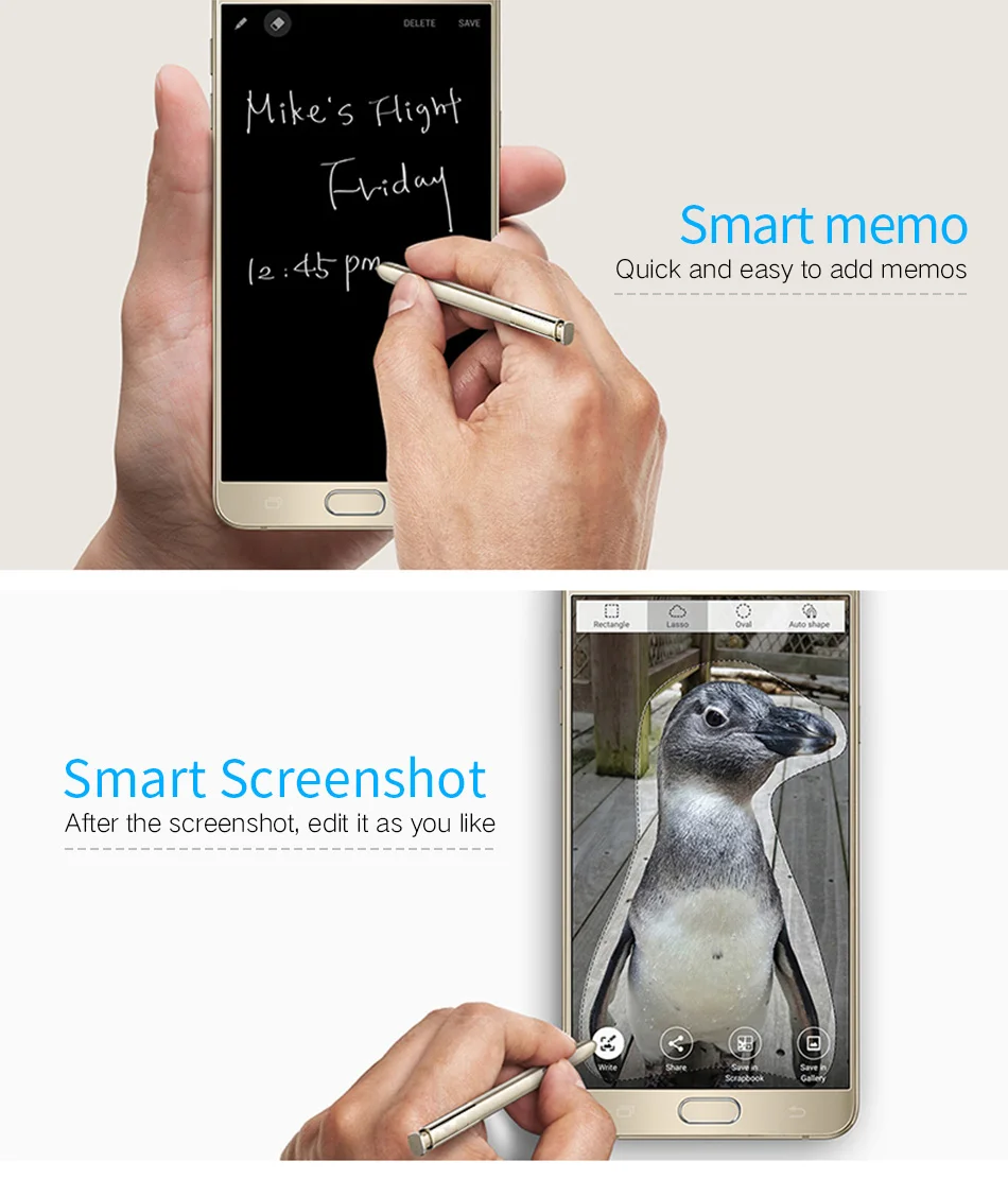 Для samsung Galaxy Note 5 ручка активный стилус S ручка Note5 стилет Caneta Ручка для сенсорного экрана для мобильного телефона Note5 S-Pen Водонепроницаемый