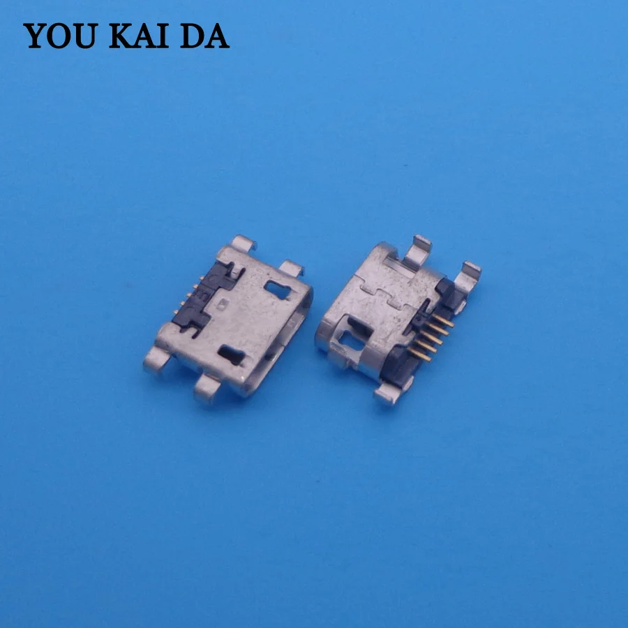 100 шт. мини микро USB разъем док-станция 5pin для Xiaomi Redmi 3 красный mi 2A 3S Note зарядный
