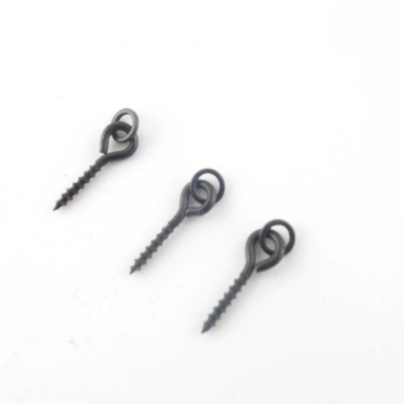 Карпа для рыбалки винт Бойла с кольцом выдвижная зеленая искусственная кожа