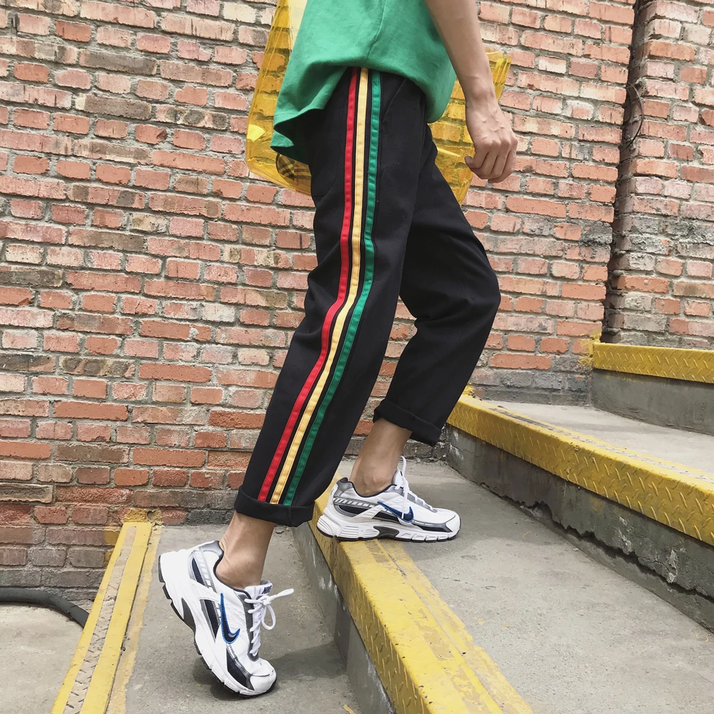 Новинка 2018 года спортивные штаны для мужчин мужские повседневные из хлопка и