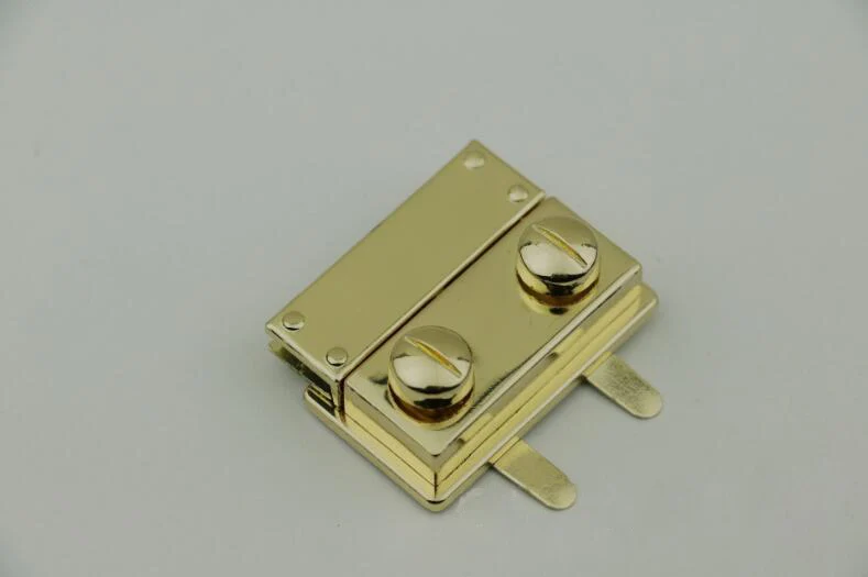 6 pcs/lot Lock button accessories square mortise lock for bag Replacement Handbag DIY Accessories Purse Snap Clasps Closure | Багаж и