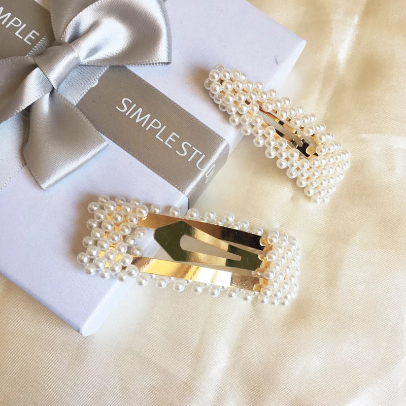 Коко и ива ручной работы имитация жемчуга заколки для волос милые женщин девочек