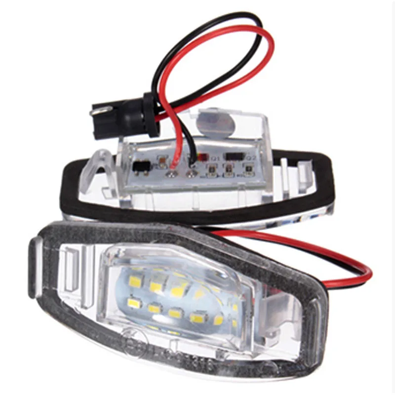 2 шт. Автомобильный светодиодный номерной знак T10 штекер светильник лампа