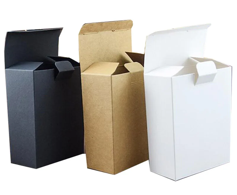 50 шт/партия Бесплатная доставка крафт бумага подарок Ювелирная подарочные