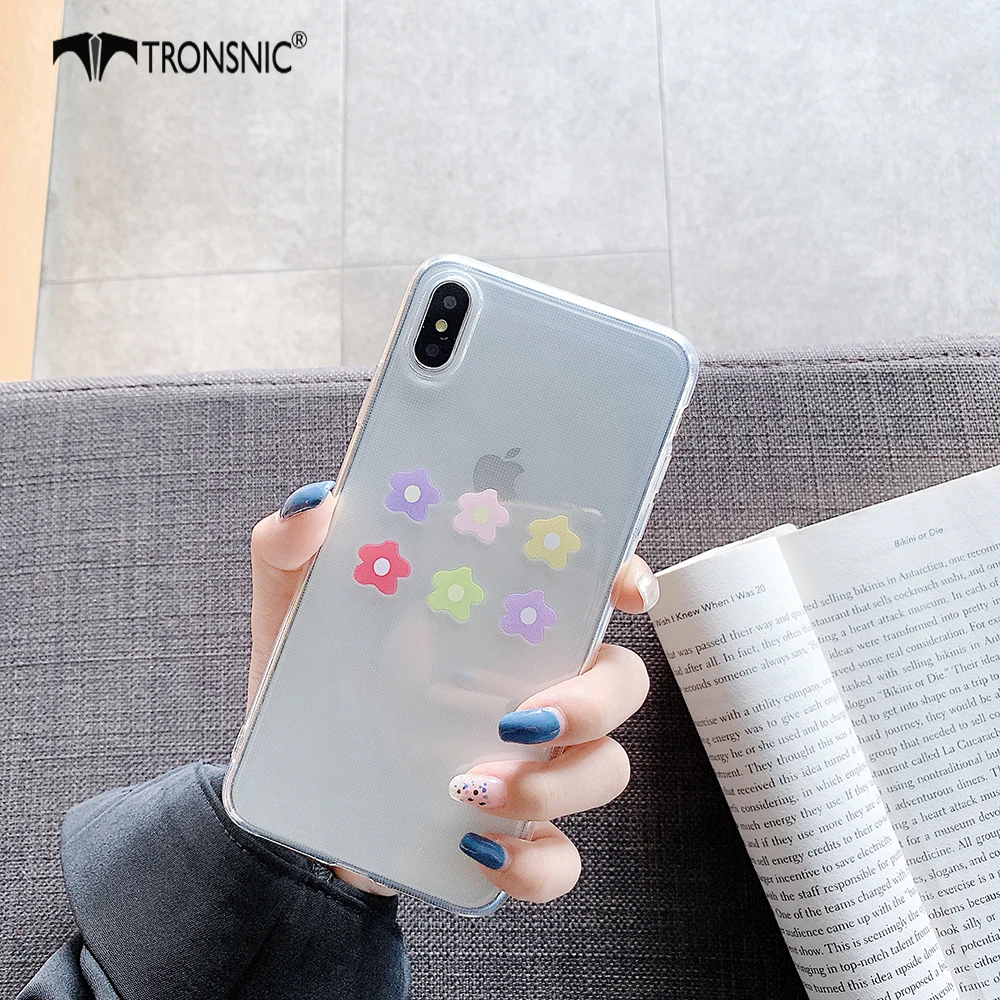 Чехол TRONSNIC с цветами для телефона Huawei P10 P20 P30 Pro Мягкий противоударный Роскошный