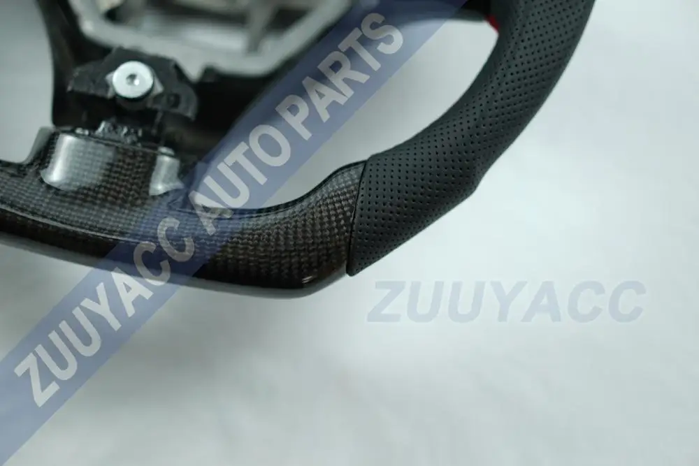 Рулевое колесо из углеродного волокна и кожи для Mazda 6