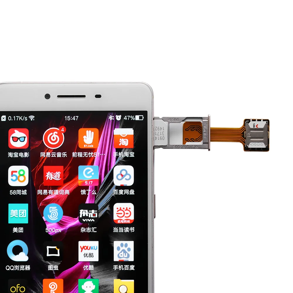 DIY практичный Универсальный TF Гибридный Sim слот двойной SIM удлинитель карта адаптер Micro SD удлинитель Nano Cato Android телефон