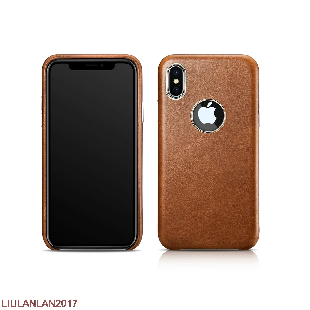Роскошный Ретро Чехол для Apple Iphone XS MAX элегантный натуральная кожа Защитный чехол