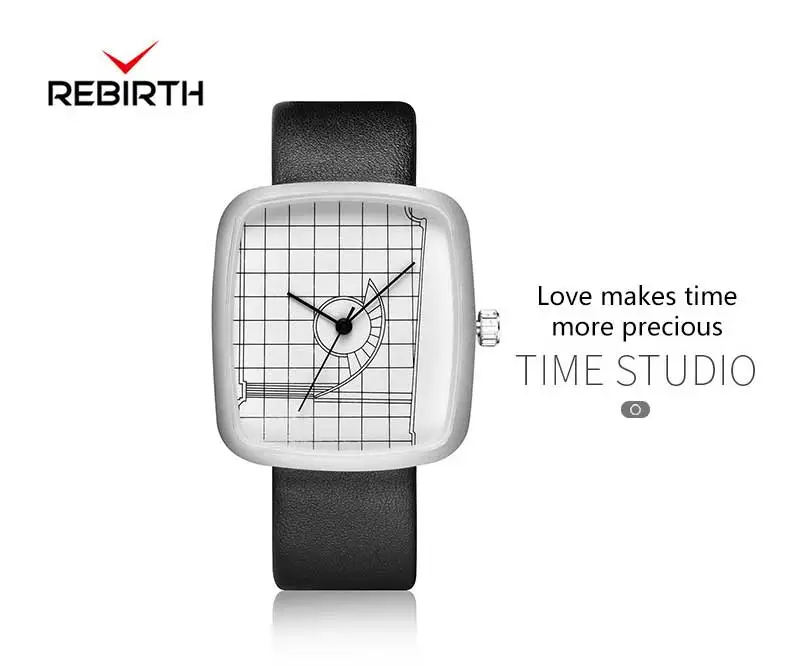 REBIRTH NEW Special Dial Women's Watches Watch Women Luxury Ladies Wrist Watches Bracelet Watches Relogio Feminino Saat
