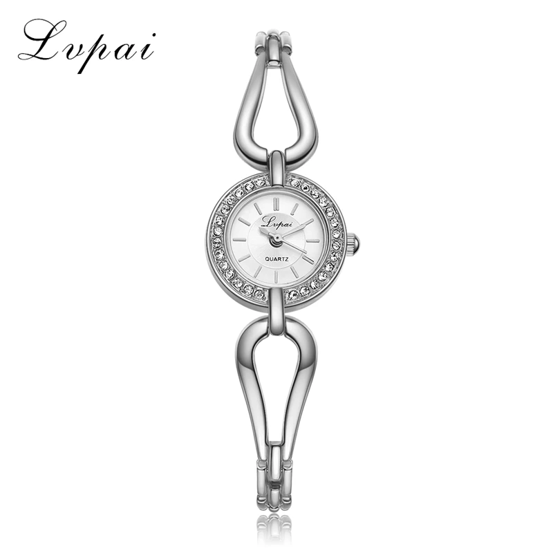 

Lvpai Luxury Brand Watches Women Fashion Diamond Surround Case Quartz Wristwatch Gold Hollow Strap Ladies Female Business Clock