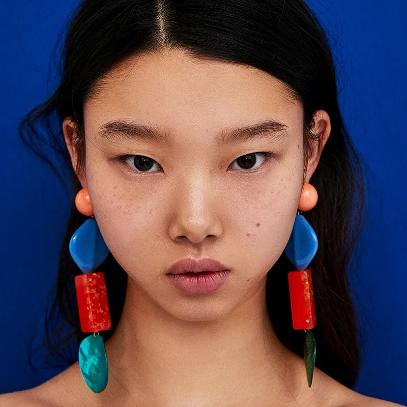 Naomy&ZP Bohemian Boho Earrings Women Long Colorful Vintage Drop Statement Big Wedding Party Dangle Jewelry | Украшения и