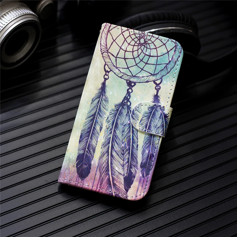 8 Роскошный чехол-книжка с бумажником для huawei Honor 8X 7A 7C 7 9 Lite P8 P9 P10 P20 Lite Pro Nova 3i Book style PU 3D кожаный чехол для телефона s - Цвет: 8