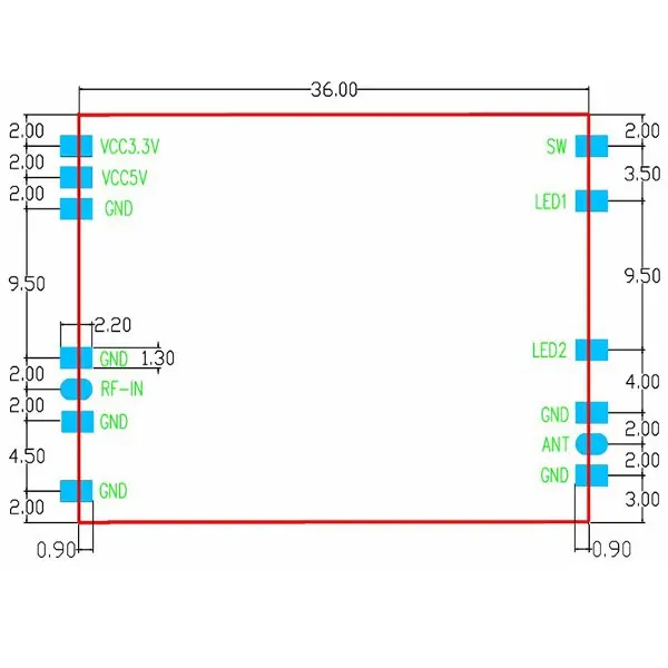 XQ-02A 2,4G 2W двухполосный Wifi двунаправленный усилитель сигнала Boost модуль автоматический переключатель
