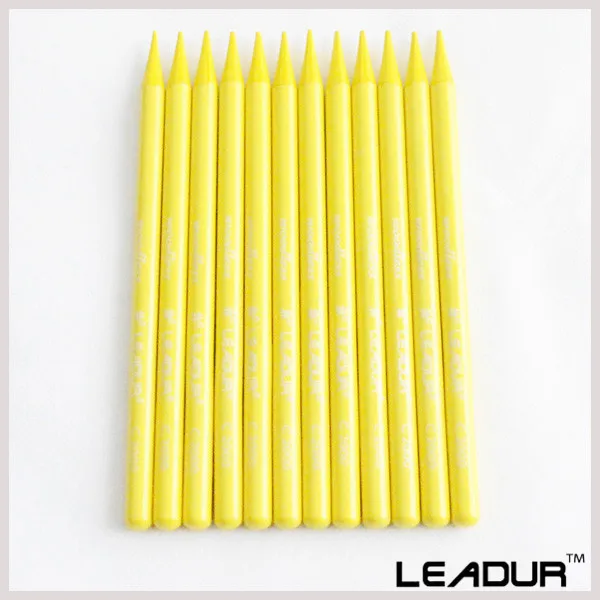 12 шт./компл. Желтый Цвет Карандаш Безлесная Искусства Расходных Материалов для
