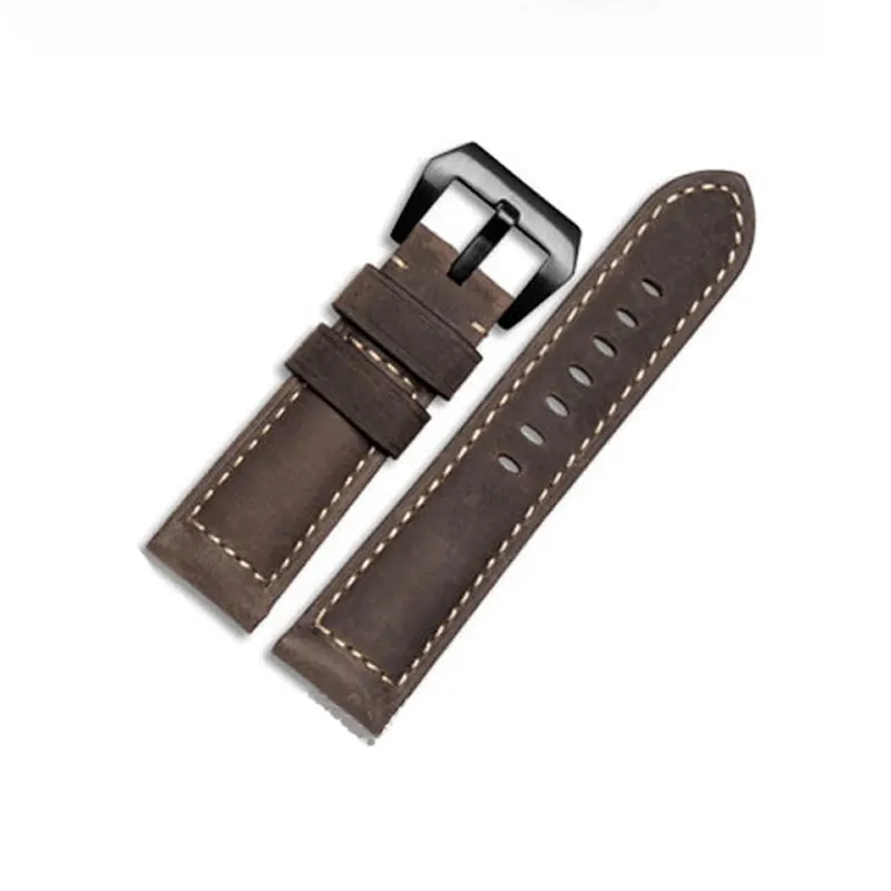 Ремешок из натуральной кожи для наручных часов браслет с обычной пряжкой