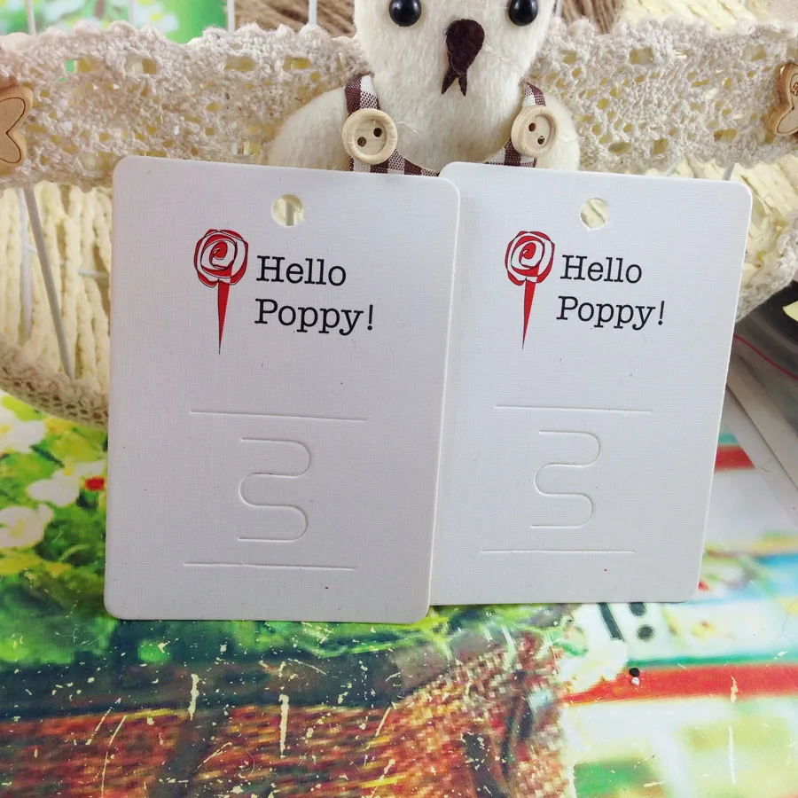 Free Shipping Customizable Hair Clip tag Card Brooch Jewelry Display Accept Custom Logo Cost Extra | Дом и сад