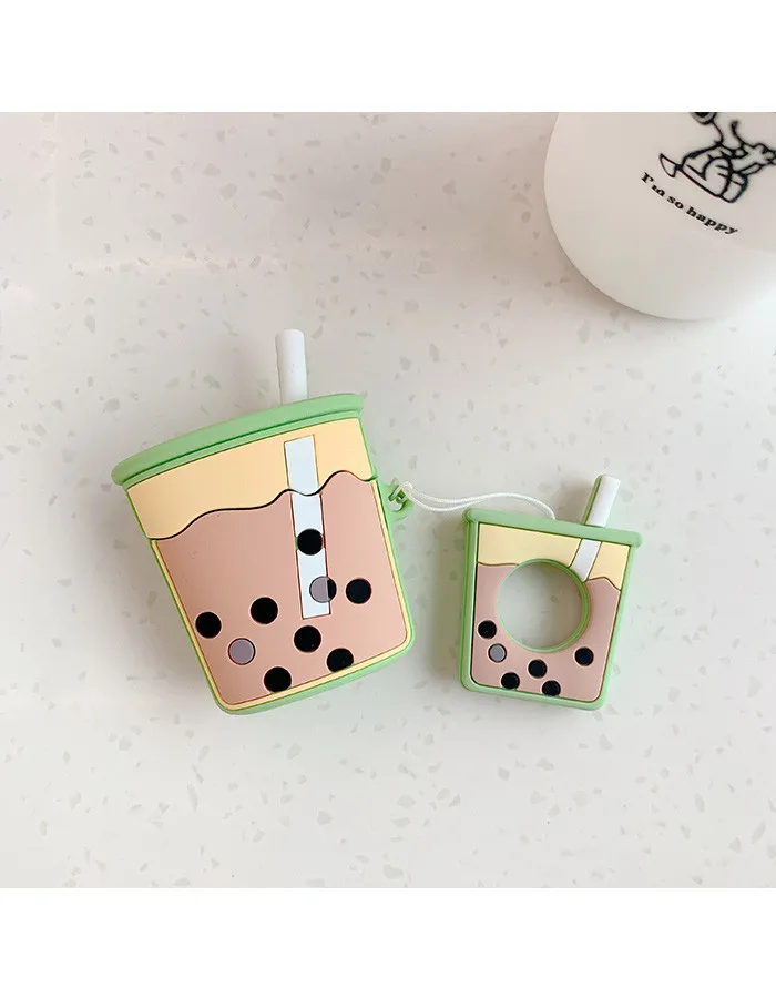 18 Чехол для наушников для Airpods Earpods портативный силиконовый мини круглый чехол для ушей Air Pods Pod Coque Funda - Цвет: 18