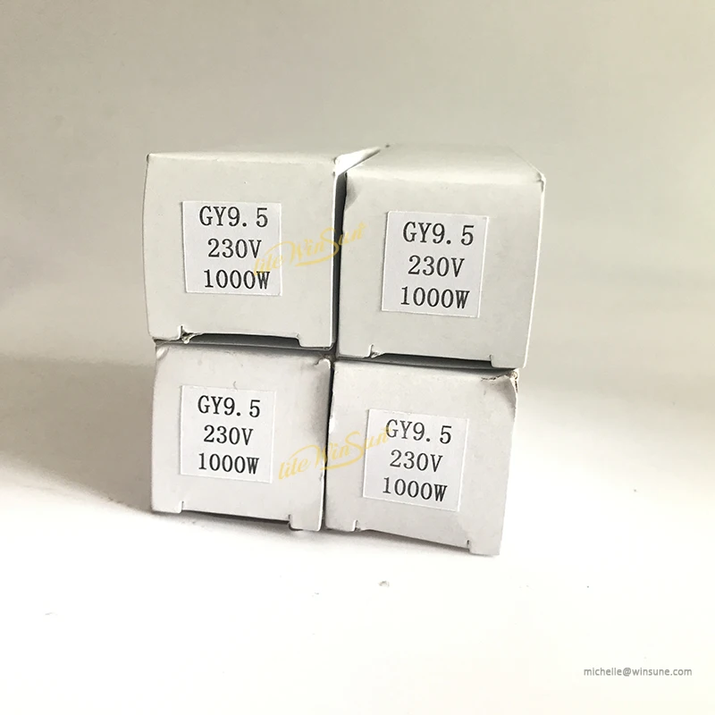 Litewinsune 300 Вт 500 Вт 650 Вт 1000 Вт GY9.5 3200K 230 в 120 в ТВ студийное освещение галогенная лампа